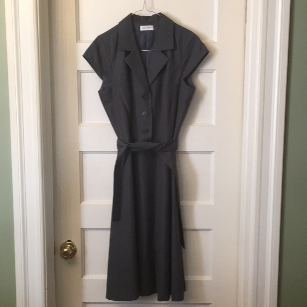Calvin Klein grey dress size 10